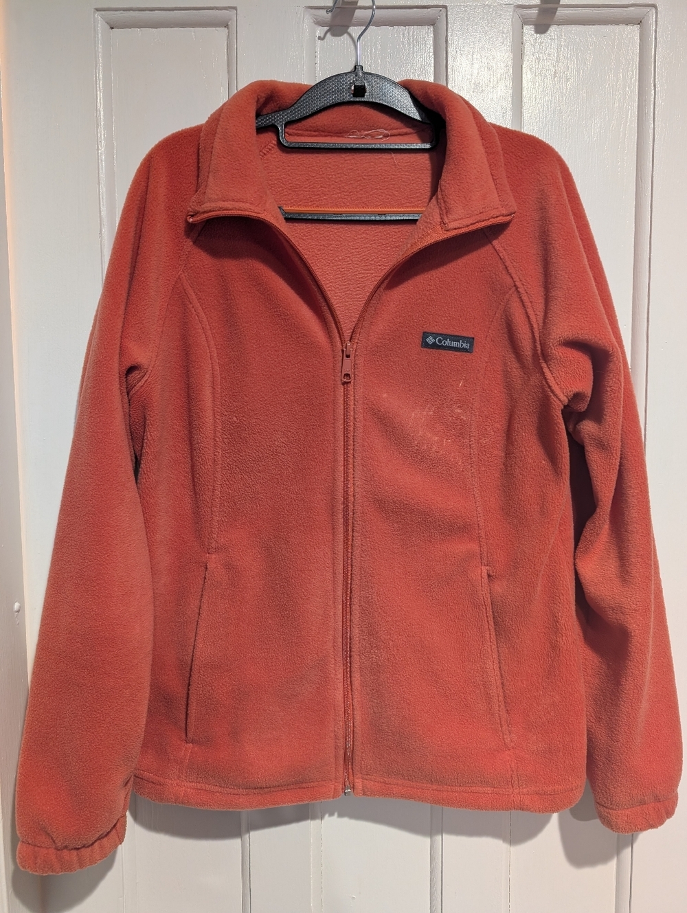 Columbia Women's Rust-Orange Full Zip Fleece Jacket